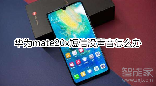 华为mate20x短信没声音怎么办