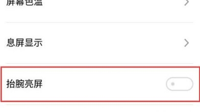 魅族16s怎么打开抬腕亮屏