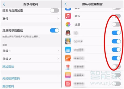 vivoz3x怎么应用加密