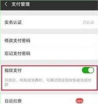 荣耀畅玩8c怎么设置微信指纹支付