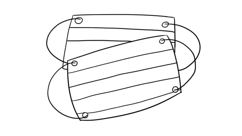 口罩简笔画图片