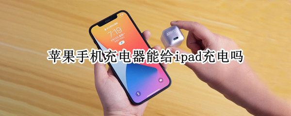 苹果手机充电器能给ipad充电吗 ipad充电器可以给苹果手机充电吗