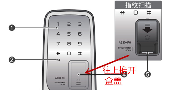 盖特曼a330指纹锁怎么录入指纹