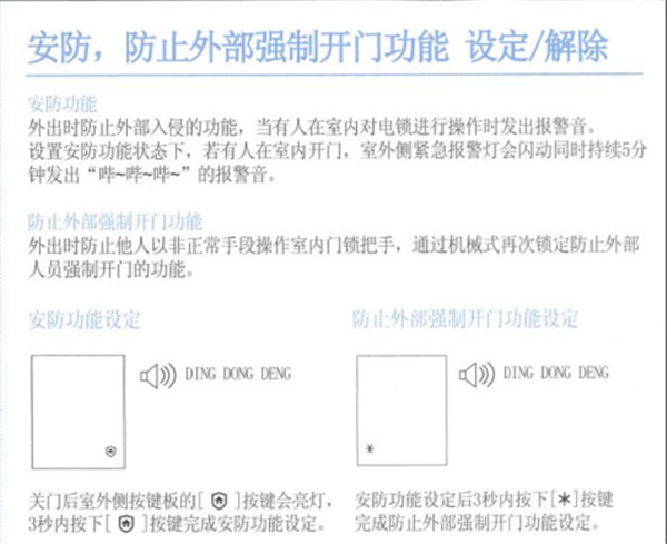 三星SHP-DP728指纹锁使用说明书