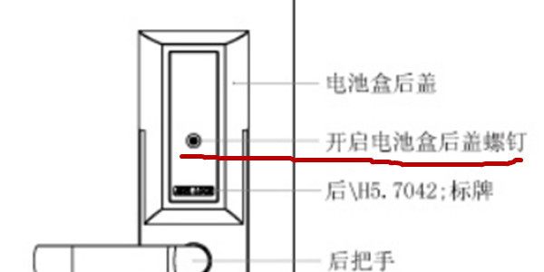 爱迪尔指纹锁怎么换电池