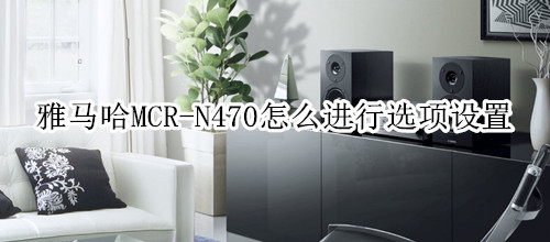 雅马哈MCR-N470组合音响怎么进行选项设置