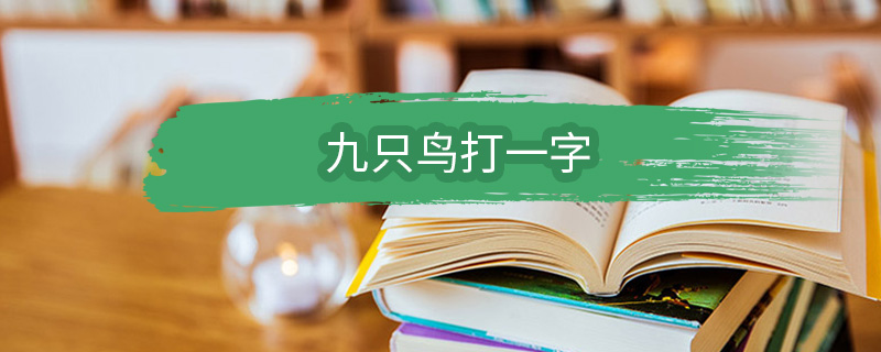 九只鸟打一字 九只鸟打一字的谜底是什么