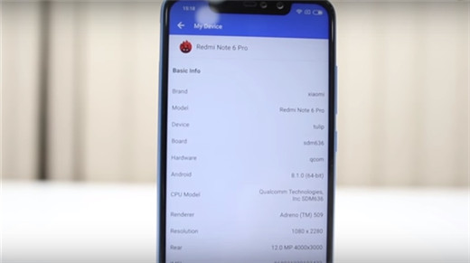 红米note6pro手机参数怎么样