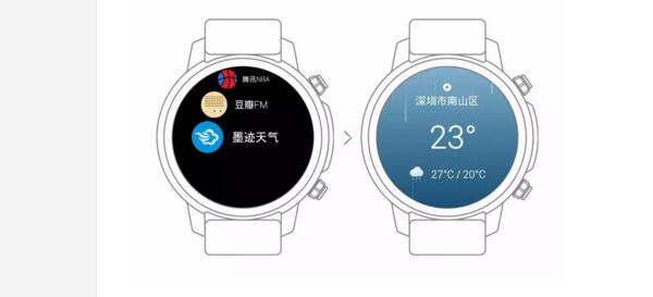 Pacewear HC怎么下载墨迹天气