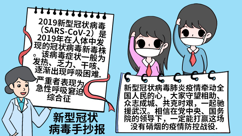 新型冠状病毒手抄报大全五年级  新型冠状病毒手抄报大全五年级步骤