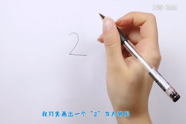 用数字画动物简笔画