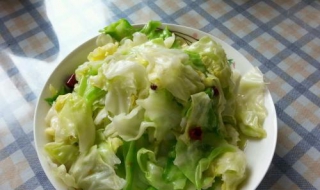 圆白菜的做法 可制成凉拌圆白菜