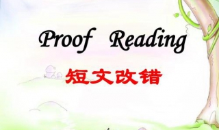 短文改错技巧 2个步骤划分