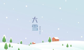 大雪中雪和小雪划分的标准是什么 大雪中雪和小雪的定义分别是什么