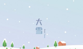 关于大雪节气的美句 关于大雪节气的美句短句