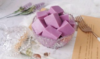 紫薯牛奶布丁的做法 紫薯牛奶布丁的做法大全