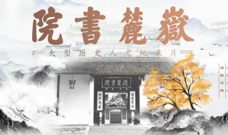 岳麓书院剧情介绍（《岳麓书院》）