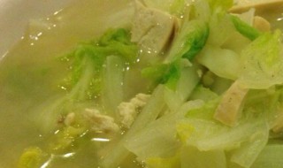白菜豆腐汤最简单做法 白菜豆腐汤最简单做法大全