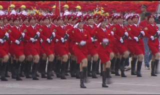 民兵方队为啥都是女的 民兵方队为什么都是女的