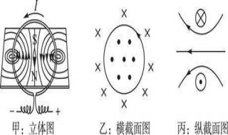 叉进点出表示电流还是磁感线（磁感线中的点和叉）