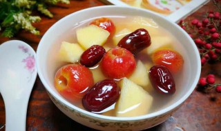 山楂苹果红枣水功效和作用（山楂苹果红枣水功效和作用能加姜吗?）
