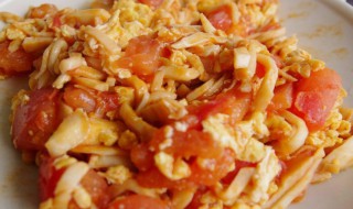 西红柿鸡蛋干拌拉条子怎么做 西红柿鸡蛋拉条子做法