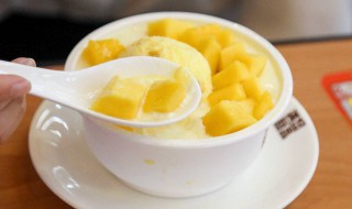 芒果乳酪冰淇淋（芒果乳酪冰淇淋图片）