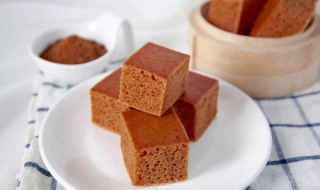 糯米粉红糖糕的做法和配方法 红糖糯米粉糕的做法大全