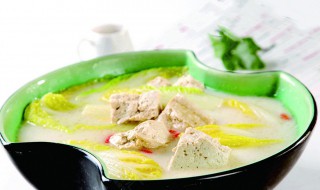 文蛤白菜豆腐汤