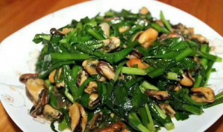 非菜炒淡菜 淡菜炒什么