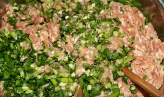 猪肉韭菜饺子馅的调制方法 猪肉韭菜饺子馅的调制方法怎么吃视频