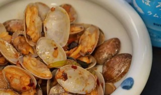 蒜头豆豉炒花蛤