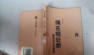 绳在细处断的下一句是什么 绳从细处断什么意思