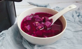 做紫薯燕麦粥的方法 做紫薯燕麦粥的方法窍门