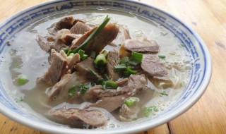 山东菏泽羊肉汤的做法和配方 菏泽羊肉汤的做法及配料