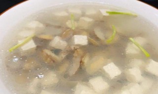海虹豆腐汤（海虹豆腐汤图片高清）