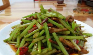 芹菜炒肉丝做法 青椒芹菜炒肉丝的做法