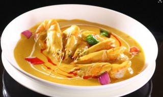 如何做泰式咖喱虾