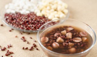红豆薏米水的功效与作用（月子里红豆薏米水的功效与作用）