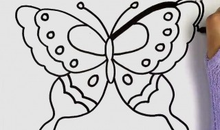 如何用简单的方法绘制蝴蝶（如何绘制蝴蝶图案?）