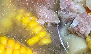 排骨炖玉米的做法 月子餐排骨炖玉米的做法