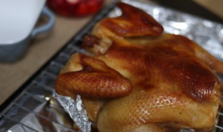 烤箱版青柠蜜汁烤全鸡的做法 烤柠檬鸡的做法 烤箱