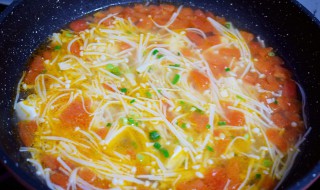 番茄金针菇汤的做法 番茄金针菇汤的做法减脂吗