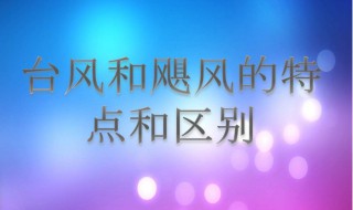 台风和飓风什么区别（台风和飓风什么区别图片）