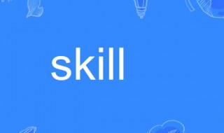 skill是什么意思（life skill是什么意思）