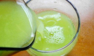 苦瓜汁的功效 芹菜汁和苦瓜汁的功效