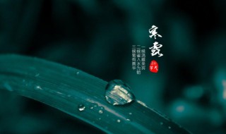 寒露节气寓意（寒露节气寓意着什么）