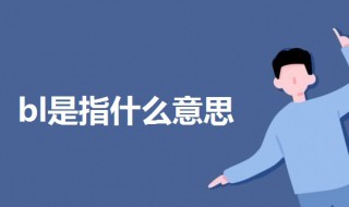 bl是指什么意思 bl表示啥意思是什么