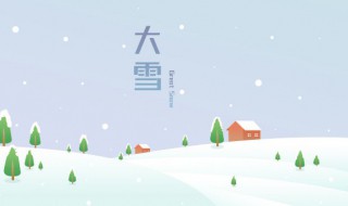 大雪节气的彦语 大雪节气的彦语是什么