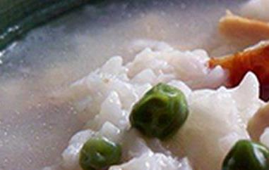 豌豆素鸡粥的材料和做法步骤教程 豌豆鸡肉粥